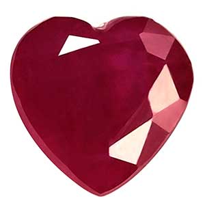 0.99 carat Heart Ruby - Gemstone Thumbnail
