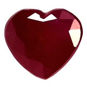 0.97 carat Heart Ruby - Gemstone Thumbnail