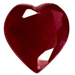 0.90 carat Heart Ruby - Gemstone Thumbnail