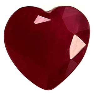 0.69 carat Heart Ruby - Gemstone Thumbnail