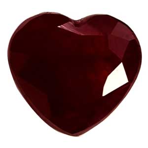 0.94 carat Heart Ruby - Gemstone Thumbnail