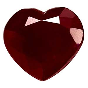 0.90 carat Heart Ruby - Gemstone Thumbnail