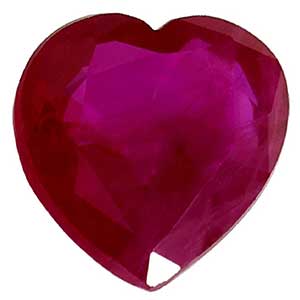 0.68 carat Heart Ruby - Gemstone Thumbnail