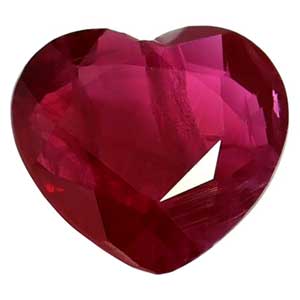 0.79 carat Heart Ruby - Gemstone Thumbnail