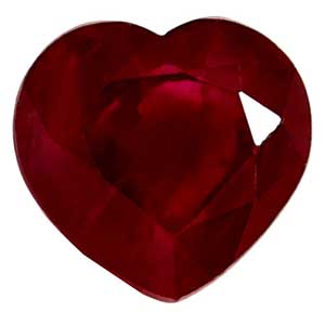 0.82 carat Heart Ruby - Gemstone Thumbnail