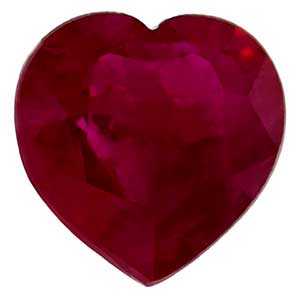 0.77 carat Heart Ruby - Gemstone Thumbnail