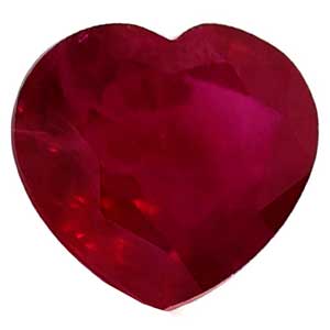 0.84 carat Heart Ruby - Gemstone Thumbnail