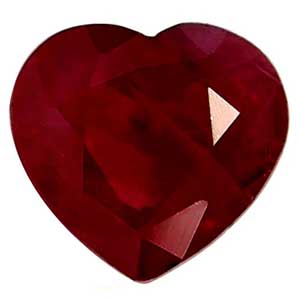 0.59 carat Heart Ruby - Gemstone Thumbnail