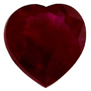 0.57 carat Heart Ruby - Gemstone Thumbnail