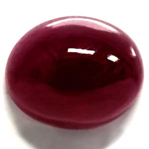 GIA Untreated 4.33 cts. Ruby Cabochon Oval (SKU: 106267) | GemsNY