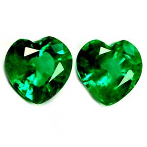 0.84 carat Heart Emerald - Gemstone Thumbnail