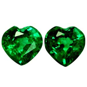 0.88 carat Heart Emerald - Gemstone Thumbnail
