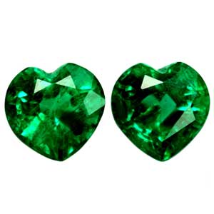 0.88 carat Heart Emerald - Gemstone Thumbnail