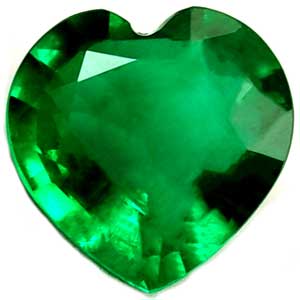 0.44 carat Heart Emerald - Gemstone Thumbnail