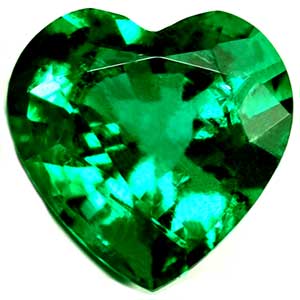 0.67 carat Heart Emerald - Gemstone Thumbnail