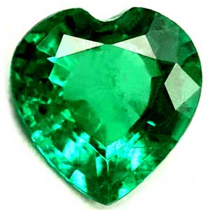 0.46 carat Heart Emerald - Gemstone Thumbnail