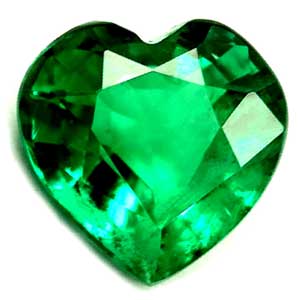 0.46 carat Heart Emerald - Gemstone Thumbnail