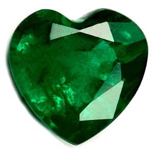 0.91 carat Heart Emerald - Gemstone Thumbnail