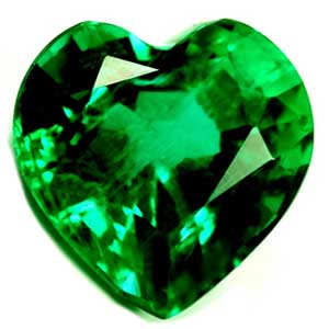 0.64 carat Heart Emerald - Gemstone Thumbnail