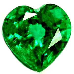 0.87 carat Heart Emerald - Gemstone Thumbnail