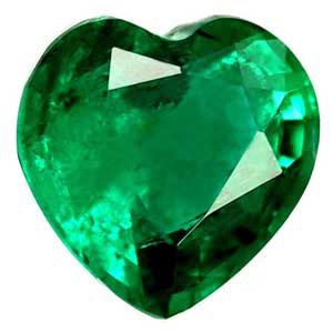 0.88 carat Heart Emerald - Gemstone Thumbnail