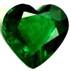 1.09 carat Heart Emerald - Gemstone Thumbnail