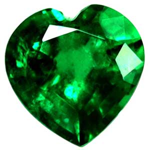0.60 carat Heart Emerald - Gemstone Thumbnail