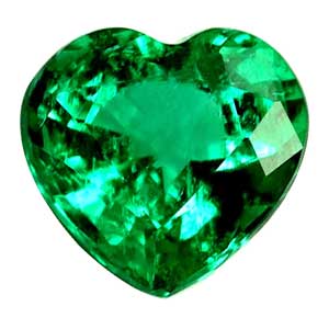 0.40 carat Heart Emerald - Gemstone Thumbnail
