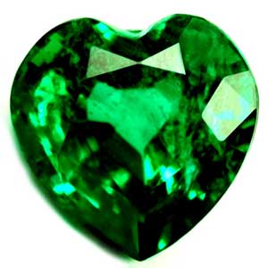 0.95 carat Heart Emerald - Gemstone Thumbnail