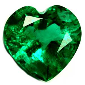 0.68 carat Heart Emerald - Gemstone Thumbnail