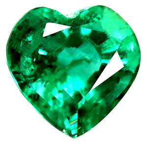 0.99 carat Heart Emerald - Gemstone Thumbnail