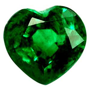 0.79 carat Heart Emerald - Gemstone Thumbnail
