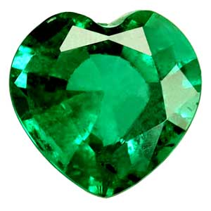 0.63 carat Heart Emerald - Gemstone Thumbnail