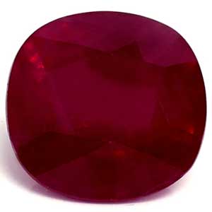 Ruby Cushion 1.26 carat Red Photo