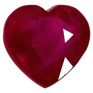 0.97 carat Heart Ruby - Gemstone Thumbnail