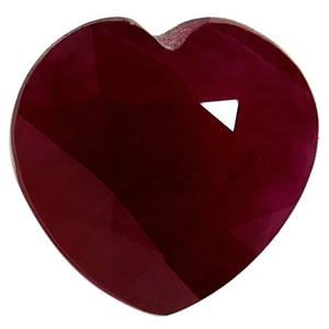 1.12 carat Heart Ruby - Gemstone Thumbnail