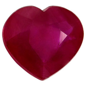 1.26 carat Heart Ruby - Gemstone Thumbnail