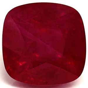 Ruby Cushion 1.45 carat Red Photo