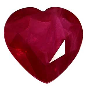 1.35 carat Heart Ruby - Gemstone Thumbnail