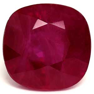 Ruby Cushion 1.20 carat Red Photo