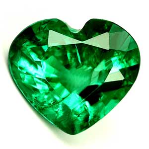 0.56 carat Heart Emerald - Gemstone Thumbnail