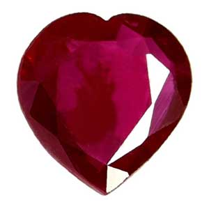 0.49 carat Heart Ruby - Gemstone Thumbnail