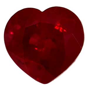 0.83 carat Heart Ruby - Gemstone Thumbnail