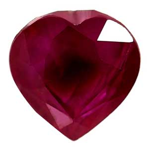 0.81 carat Heart Ruby - Gemstone Thumbnail