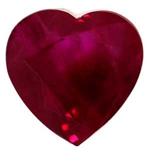 0.76 carat Heart Ruby - Gemstone Thumbnail