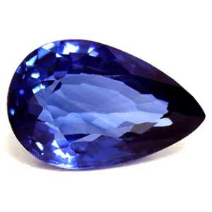 Sapphire Pear 0.88 carat Blue Photo