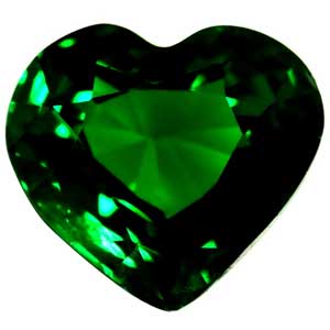 1.01 carat Heart Tsavorite - Gemstone Thumbnail