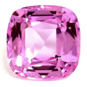Sapphire Cushion 1.01 carat Pink Photo