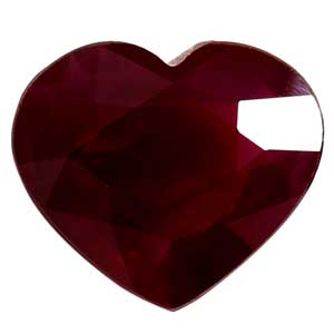 1.25 carat Heart Ruby - Gemstone Thumbnail