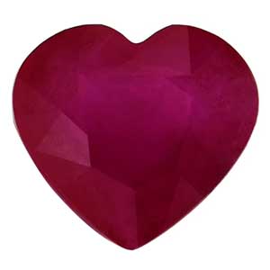 1.00 carat Heart Ruby - Gemstone Thumbnail